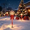 Outdoor Waterproof Landscape Lighting Solar Christmas Ball Light, Color Changing LED Garden Stake with 13 Automatic Dusk to Dawn Yard Decor