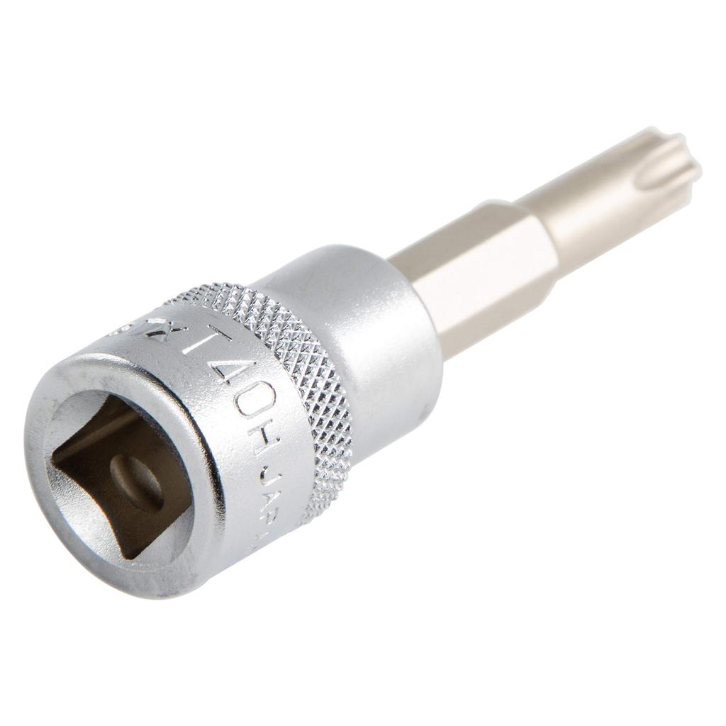 TONE Torx Socket T40H (Tamper-Resistant) HP3TX-T40H, 9.5mm (3/8") Drive,