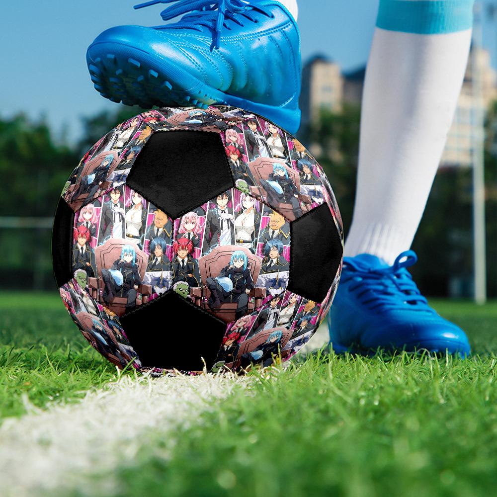Pallone da Calcio Colorato Cucito a Macchina PVC Misura 5 Pronto per Allenamento di Squadra e Competizione Resistente Alto Rimbalzo Raffreddamento Regalo Sportivo