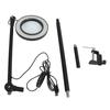 Multifunctional LED Magnifying Lamp 3 Modes Clip On Magnifier Lamp Rotatable Magnifier Lamp