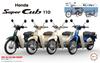 Fujimi Model NEXT Series Honda Super Cub 110 Street 1/12 No.1 EX-6 (Bonnie Blue) 12NX-1 EX-6