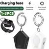 Magnetic Portable Charger Wireless Charging Dock with Keychain Type-C/Micro Port for Oneplus Watch2 OPPO Watch X/4pro/3 Pro/3/SE
