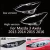 Car Headlamp Lens For Mazda 3 Axela 2013 2014 2015 2016 Front Car Headlight Cover Lens Shell Lampcover Lampshade Headlamp