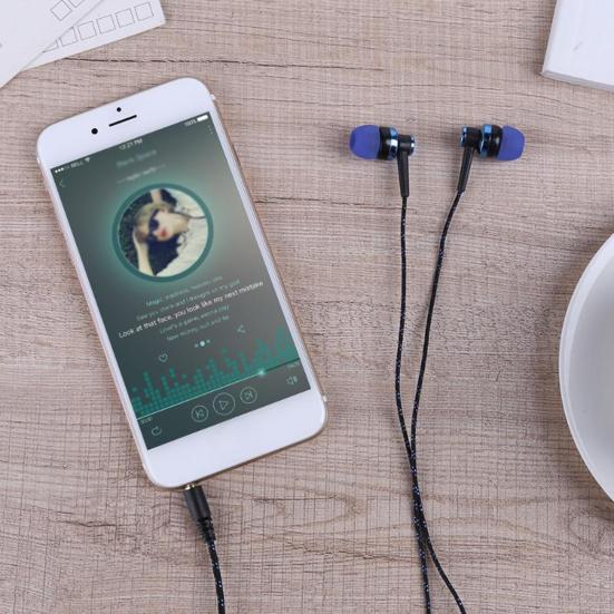 Earbuds Heavy Bass Stereo Plastic Sports Headset for Walking