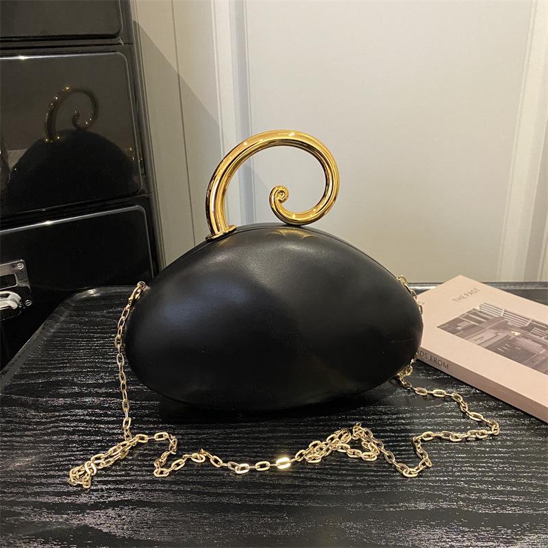 French Evening Handbag for Women Fashion Chain Shoulder Messenger Bag Wedding Party Clutch Purse Ladies Dinner Bag
