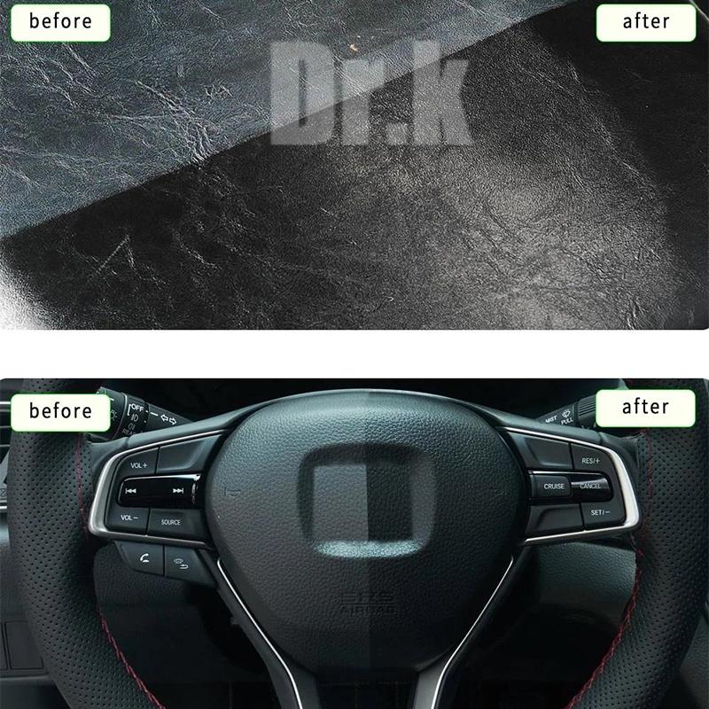 Car Plastic Leather Restorer Spray Polish Cleaner Coating Agent Back To Black More Gloss Car Cleaning Products