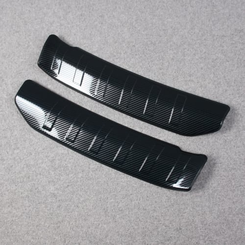 RUIQ Nissan New KICKS P15 Exclusive Interior Stainless Luggage Kicking Plate Scuff Plate Back Rear Inner Scuff Cover Guard Board Protection Garnish Ni