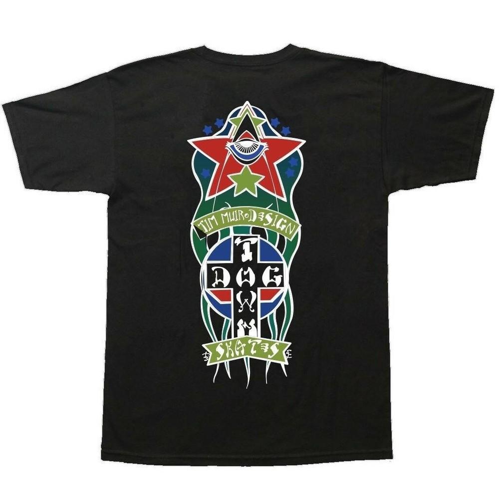 Dogtown Jim Muir TRIPLANE Skateboard T Shirt BLACK Unisex T-Shirt M
