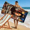 Name Custom King of Pop Print Beach Towel, Large Soft Quick Dry Towel for Beach Camping Swimming