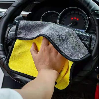 Car Wash Microfiber Towel Water Absorbtion Drying Cloth Wash Towel Double Layer Clean Rags Car Detailing Microfiber Towel
