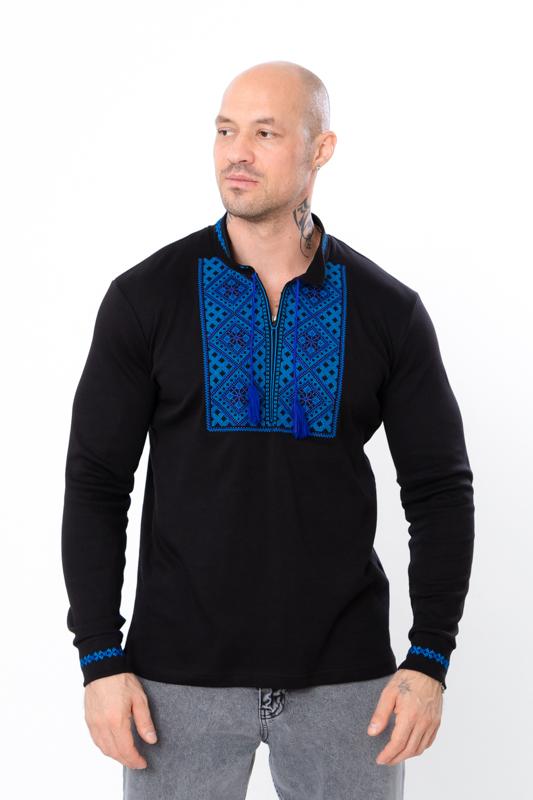 Men’s Long Sleeve Embroidered Shirt – Traditional Ukrainian Design & Comfortable Fit, Any Season, 8605-015-22-2 HC