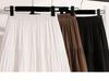 Elegant Plus Size Lace Patchwork Mid-Length Autumn Skirt