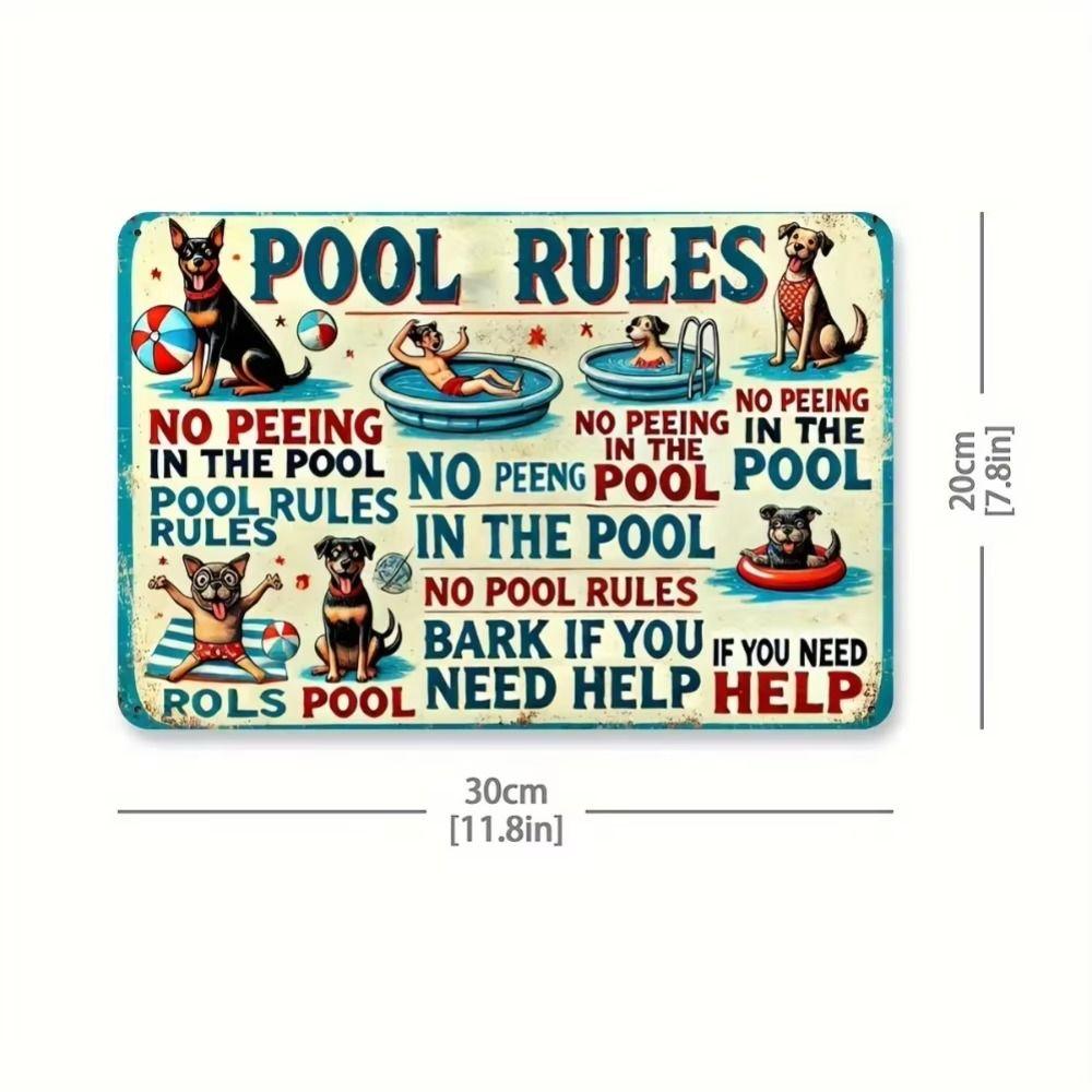 

Vintage Metal Tin Sign 20x30cm Wall Art Home Decor