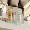 Double Cup Storage Rack Disposable Paper Plastic Cup Storage Dispenser, Lightweight Luxury Acrylic Countertop Coffee Cup Holder