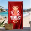 Olympiacos FC Bedrucktes Strandtuch Schnelltrocknend Weiches Handtuch Tragbare Große Rechteckige Stranddecke für Reisen Schwimmbad