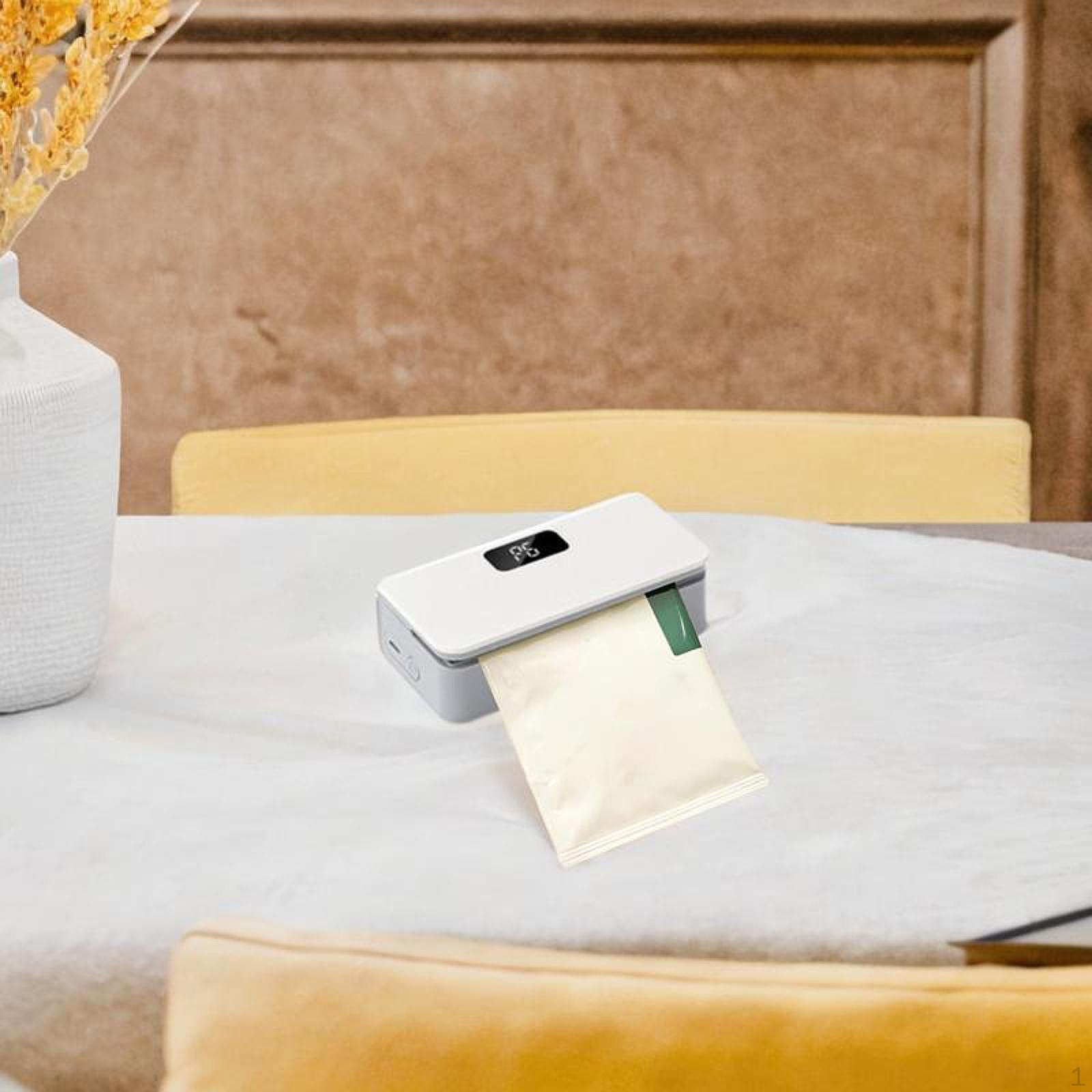 

Компактный запайщик пакетов с резаком для повторного запечатывания пакетов с закусками и хранения продуктов