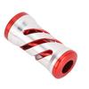 Fishing Reel Handle Knob Alloy Lightweight Wear Resist Spiral Pattern Reel Handle Grip Ball Silver Red