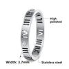 European and American Furnace Roman Numeral Ring Hollow Couple Men's and Women's Alphabet Ring