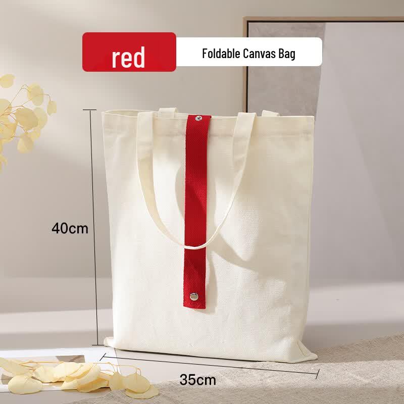 Di Rui En Foldable Canvas Shopping Bags (2-Pack) 35x40cm