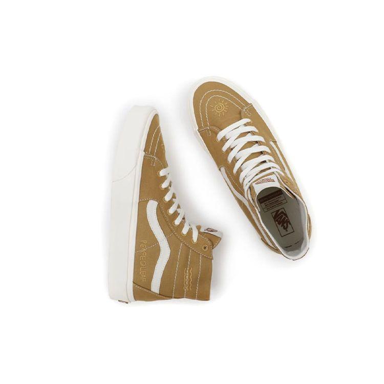 Vans Sk8-Hi Tapered Eco Theory - Mustard Gold Unisex Sneakers Tan VN0A4U16ASW