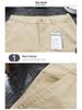 Men's Plus Size Pure Cotton Casual Pants - Spring/Autumn Trendy Workwear 2024