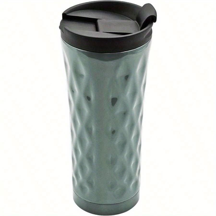 Insulated Coffee Mug 17oz, Leak Proof Coffee Cups with Lid, Thermal Coffee Cups Stainless Steel Reusable Coffee Mug Keep Cold and Hot Travel Mug