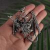 2026 Hot!! Halloween Pendant Double Wings Trial Magic Dragon Necklace