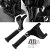Motorcycle Footrest Black Rest Pedal Passenger Foot Pegs For Harley Sportster Iron 883 1200 XL 48 72 Super Low 2004-2013