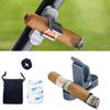 Magnetic Golf Cart Cigar Holder with Reinforcement Strap for Outdoor Use
