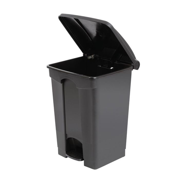 Poubelle de Cuisine - JANTEX - 45 Litres - Pédale - Polypropylène - Noir