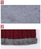 Herren einfarbig weich gestrickt Ring-Schleifenkragen Schal Winter dick Plüsch Wolle Lätzchen Männlich warm Snood Kurze Schals Kreis Halstuch