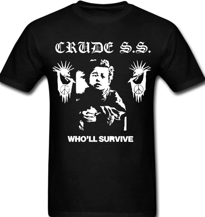 

CRUDE SS T shirt band Hardcore Punk Rock Ska Anarcho Who ll survive 3XL