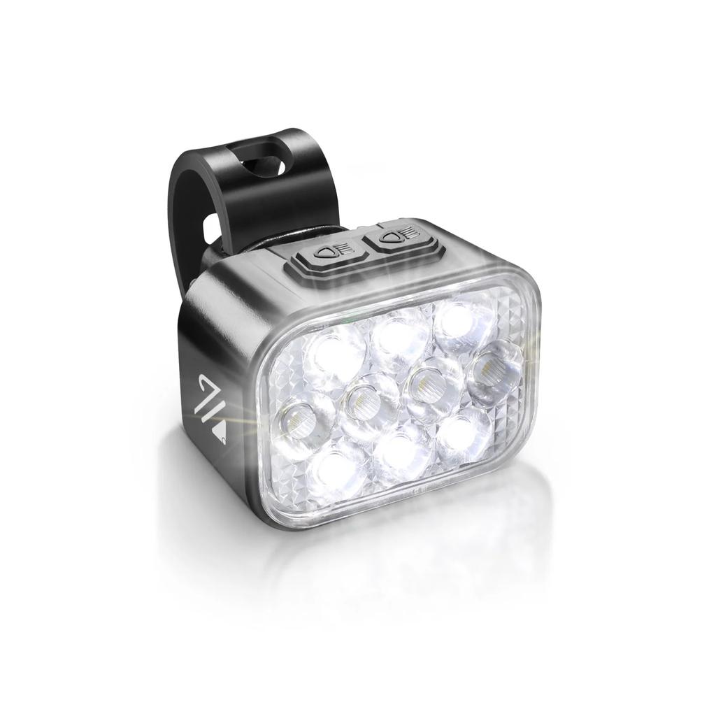 BUCKLOS Bike Lamp Set 1100mAh 350mAh Bicycle Front Tail Light USB Rechargeable Bicycle Headlight Taillight Ultralight Lights