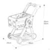 Children's Shopping Cart Role Play Educational Toys for Kids Party Favors