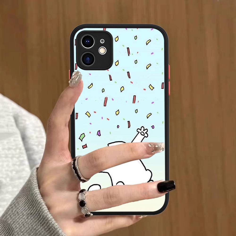 Cute S-Simons Cat Phone Case For IPhone 16 15 14 Plus 15 13 12 11 Pro Max X XS MAX Matte Cover
