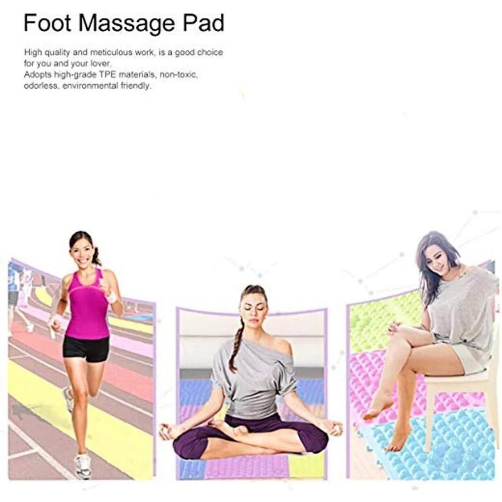 Massage Mat Foot Acupressure Massage Mat Walking Pad Toe Board Massage Mat Bathroom Mat Yoga Mat Anti Slip Mat Relieve Stress