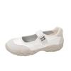 French Mary Jane women's shoes 2025 new summer Velcro with skirt thick sole beautiful not tired feet small single shoes