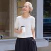 Women's Tencel Blend Short Sleeve Knit T-Shirt