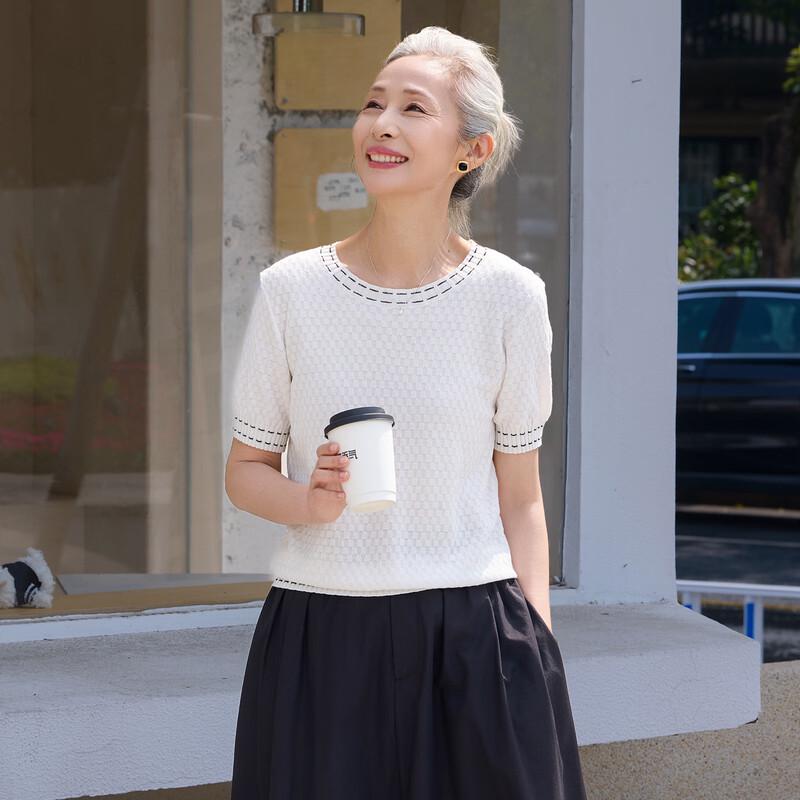 Women's Tencel Blend Short Sleeve Knit T-Shirt