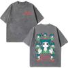 Anime The Apothecary Diaries Print Vintage Washed Tees Men Women Fashion Tshirt Casual Cotton Shortsleeved T Shirts Fan Gifts