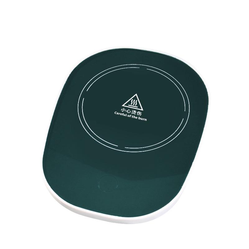 

Интеллектуальный подогреватель для чашки 55℃ с питанием от USB, в комплекте с ложкой и подставкой – незаменимый аксессуар для офиса