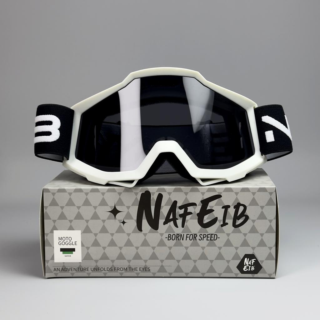NAFEIB Motorcycle Goggles N17 Motocross Cycling Glasses Outdoor Off-Road Skiing Sport MTB ATV Dirt Bike Racing Goggles