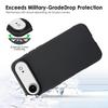Militray Grade Matte Silicone Case for iPhone Air 17 16 Pro Max Back Cover Ultra Thin Frosted Soft TPU Case for iPhone 16 Plus