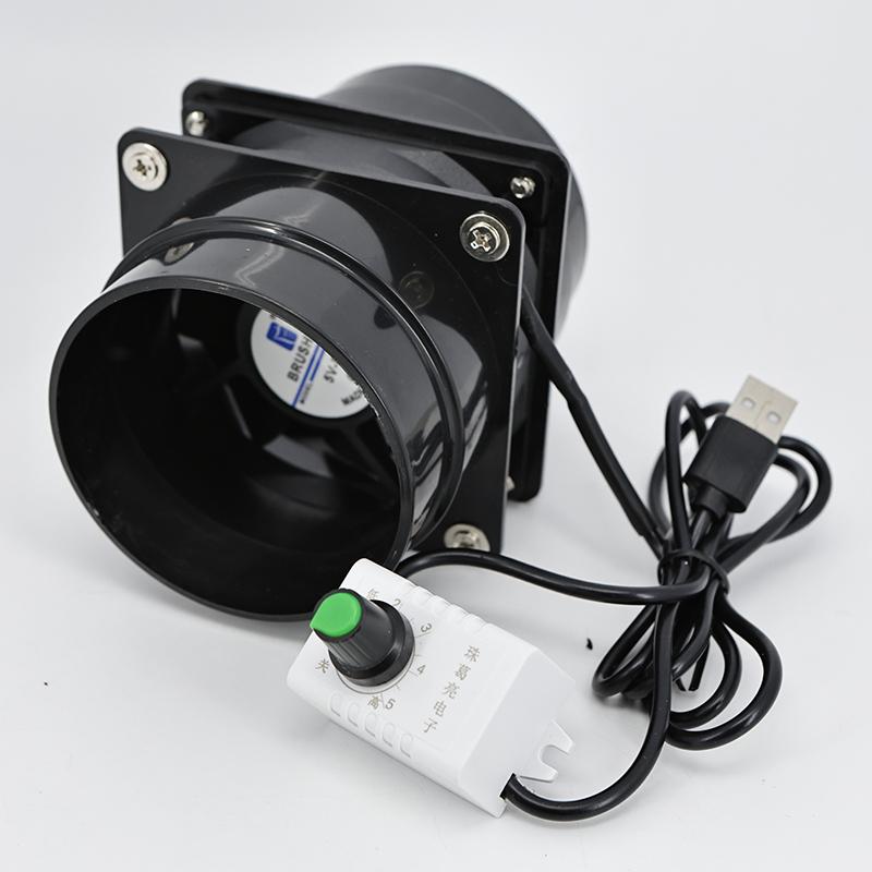 Innovative 5V USB Connected ESD Fume Extractor Fan with 1M Pipe Tube and Adjustable Speed for Versatile Applications