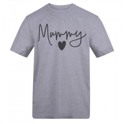 AWD Womens/Ladies Mummy Heart T-Shirt