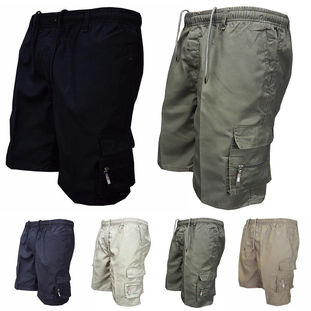 Mens Summer Shorts Sports Work Casual Army Combat Cargo Short Trousers Pants