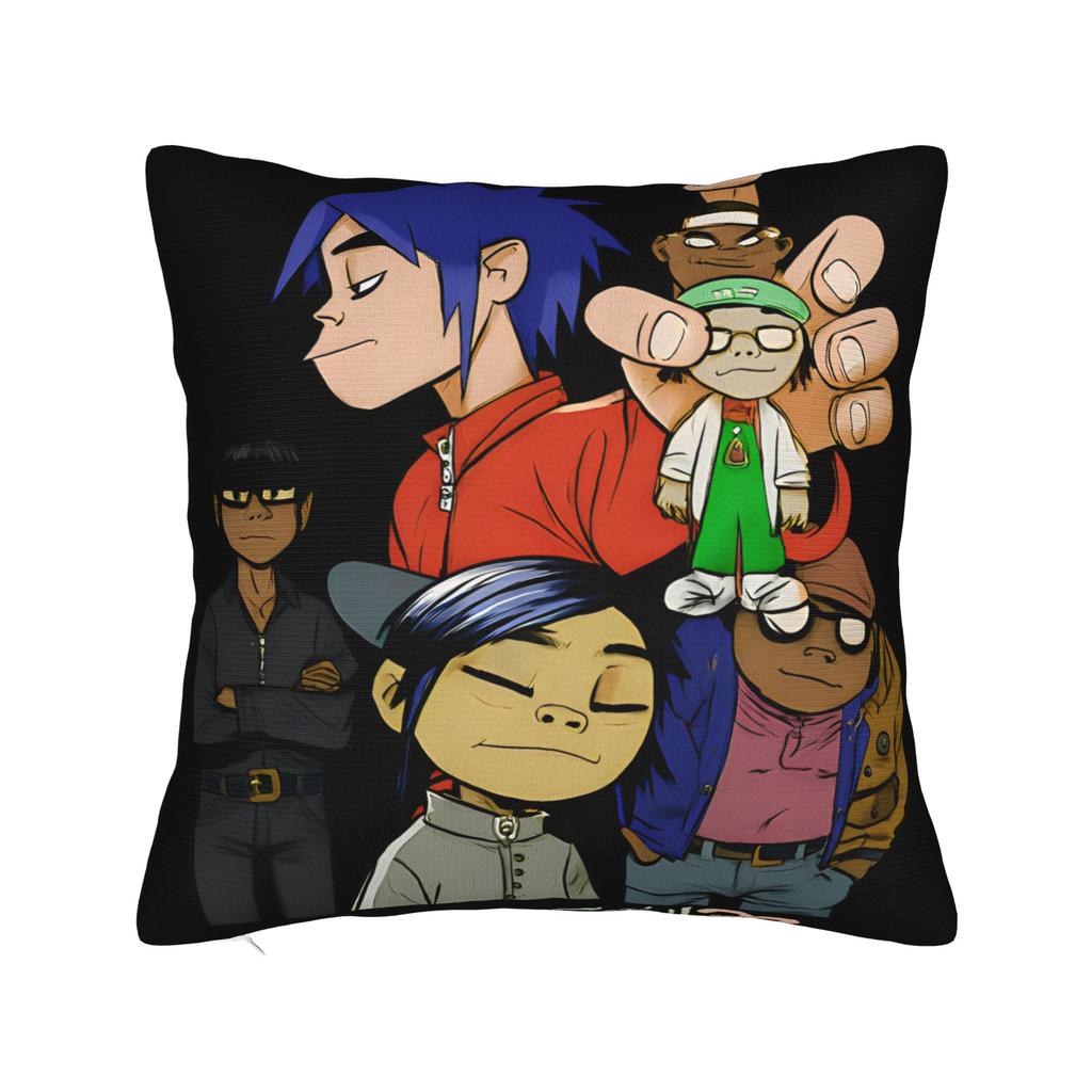 Gorillazs Pillow Cover  Custom Cushion Cover Vintage Pillow Case For Office Car Home Decor