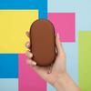 Waterproof PU Sunglasses Case Oval Shape Eyewear Organizer Dual Slot Glasses Pouch  Fashion Driver