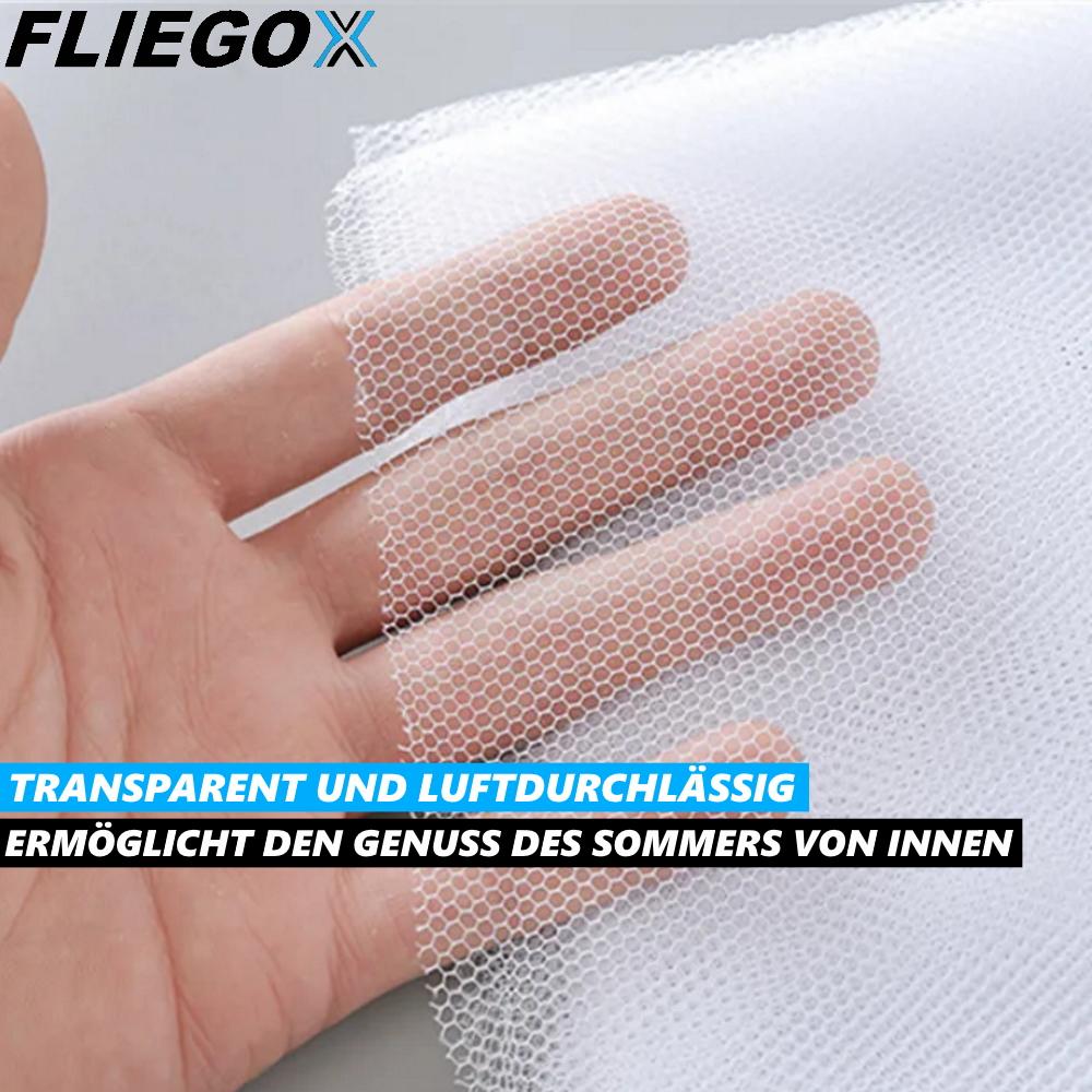 FLIEGOX Fly Screen Insect Protection Mosquito Protection Window 150 X 180 Cm White