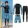 Unisex Sun Protection Long Sleeve Wetsuit Set for Snorkeling & Surfing